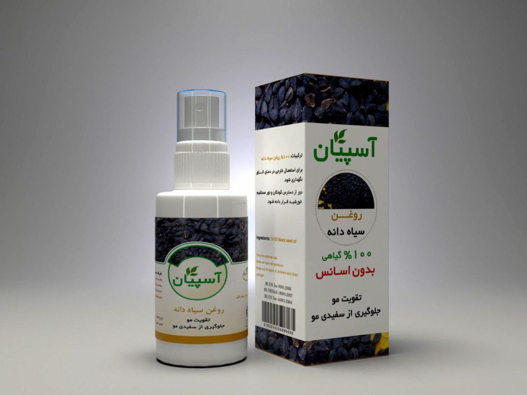 روغن سیاهدانه بومی30م.ل(آسپیان دارو)ک144پ24